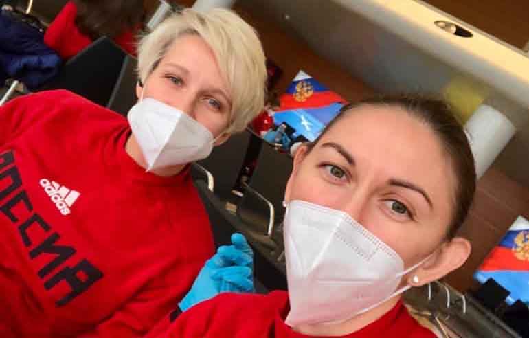 Татьяна Морина и Юлия Гриченко отправились в расположение сборной России