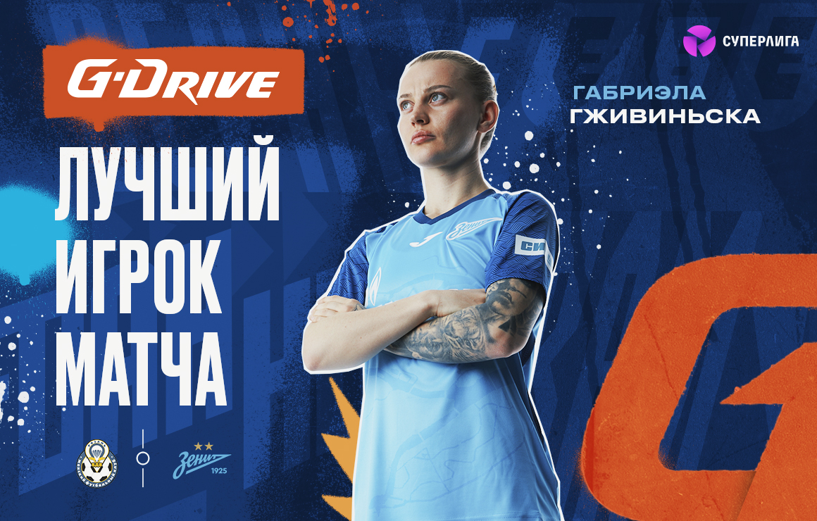 Габриэла Гживиньска — «G-Drive. Лучший игрок» матча «Рязань-ВДВ» — «Зенит»