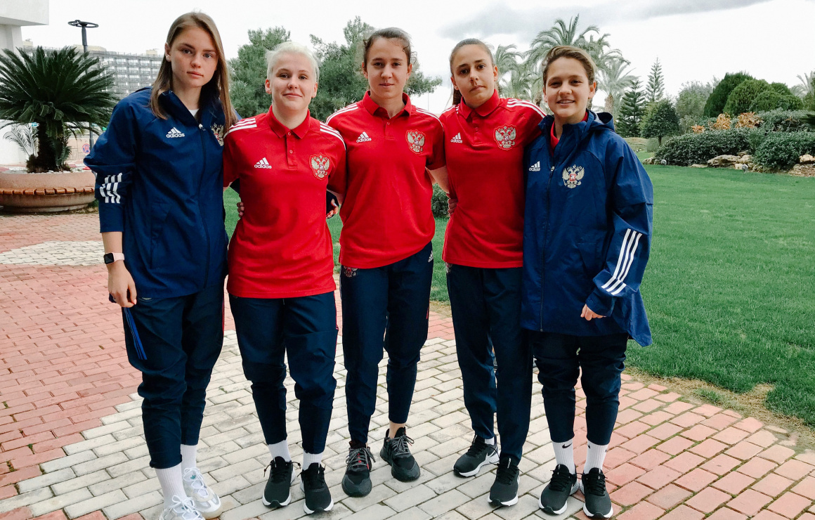 «Зенит» в сборных: пять футболисток «Зенита» сегодня готовятся сыграть в молодежной сборной против Болгарии